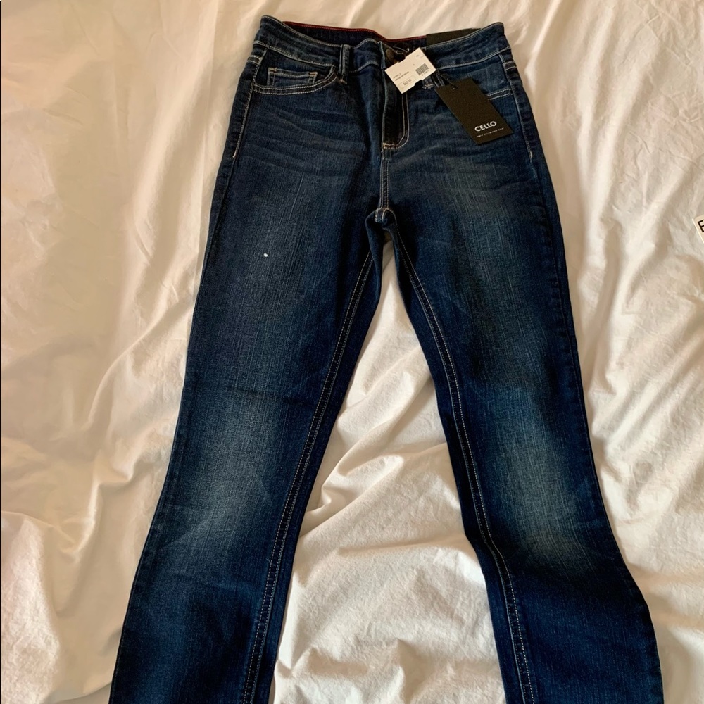Cello Dark High Rise Skinnies